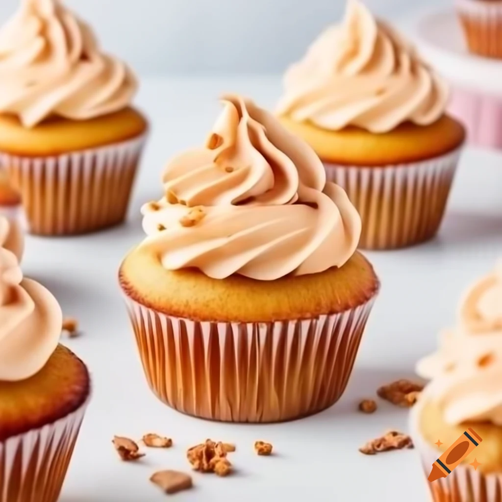 Cinnamon Swirl Delight Cupcake with creamy frosting