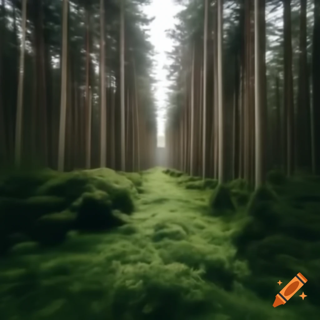 Forest landscape in central Germany