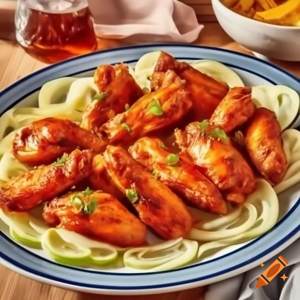 Delicious spread of Portuguese garlic roll, buffalo wings, spicy chicken livers, and calamari strips