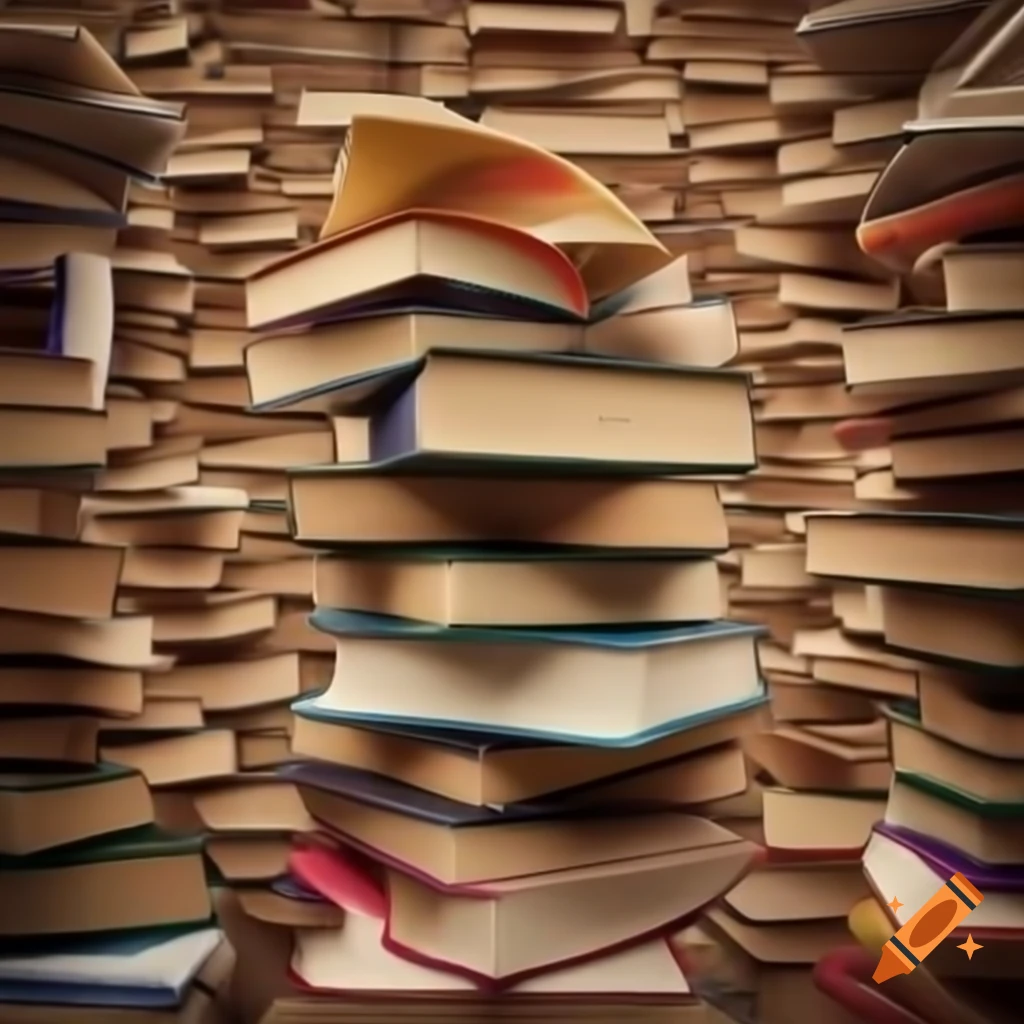 Books stacked together