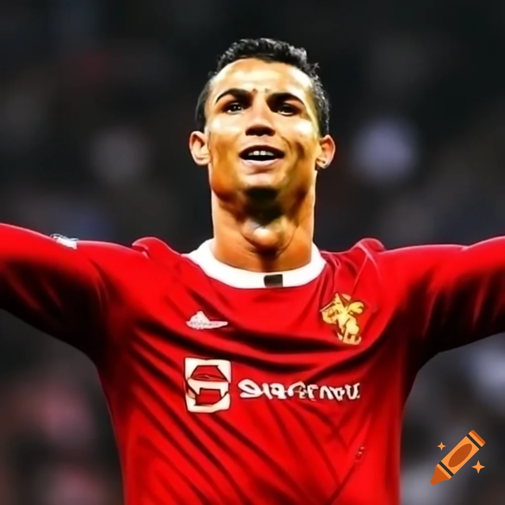 Cristiano Ronaldo celebrating a goal during a football match