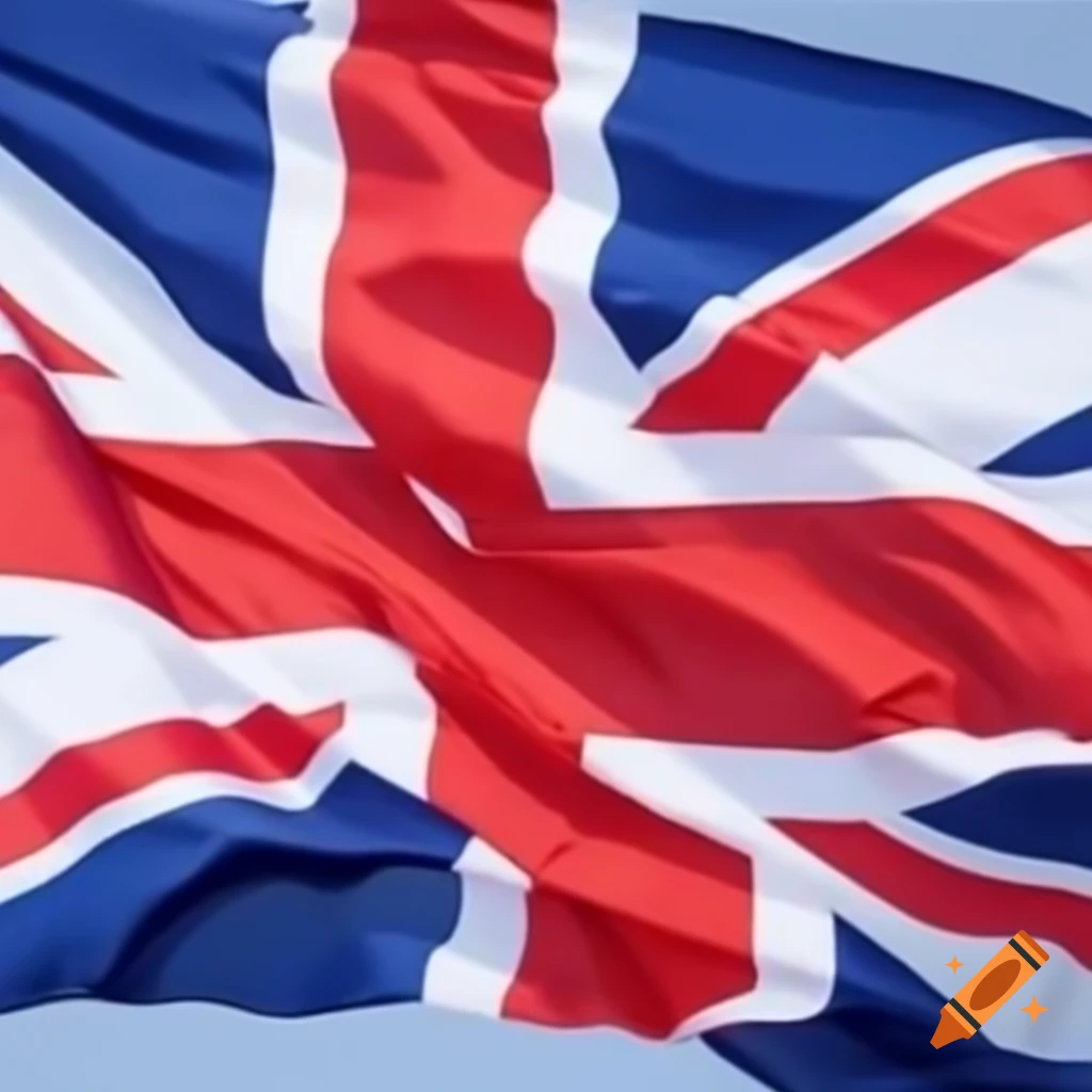 British flag designed as wings