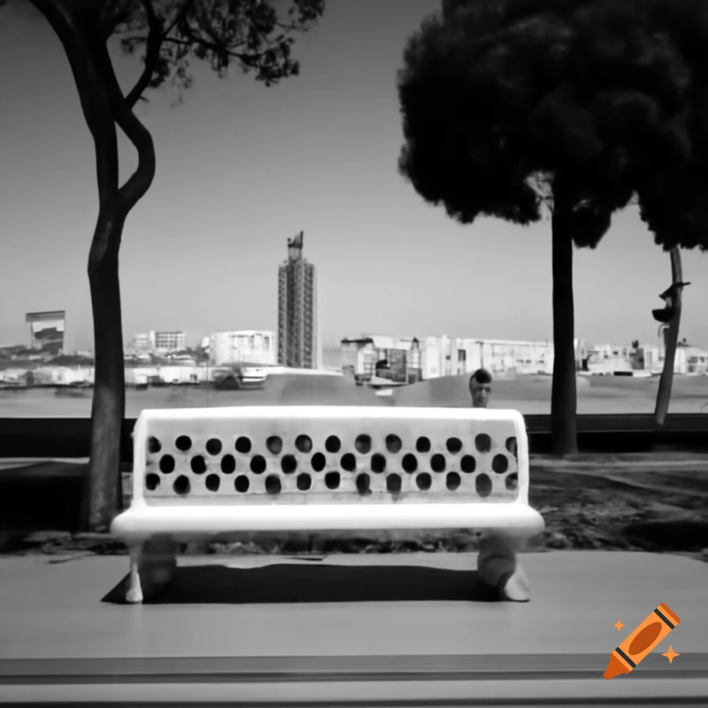 Public bench in Algiers