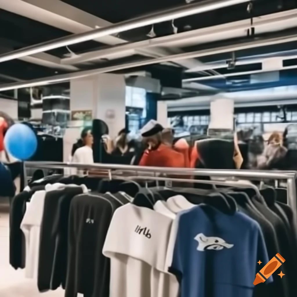 Geolocation data for a sports clothing store