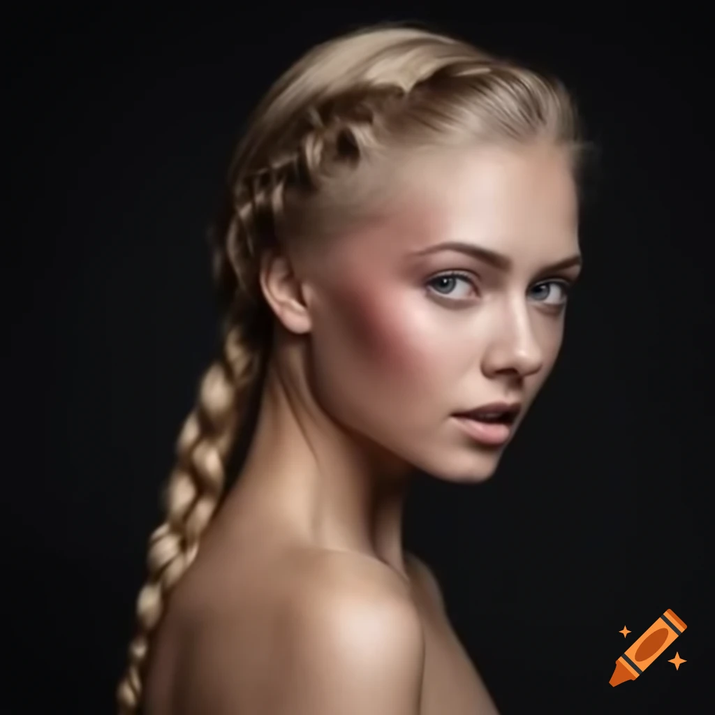 asymmetrical-dark-brown-undercut-bob-hairstyle-with-shaved-sides-on-craiyon