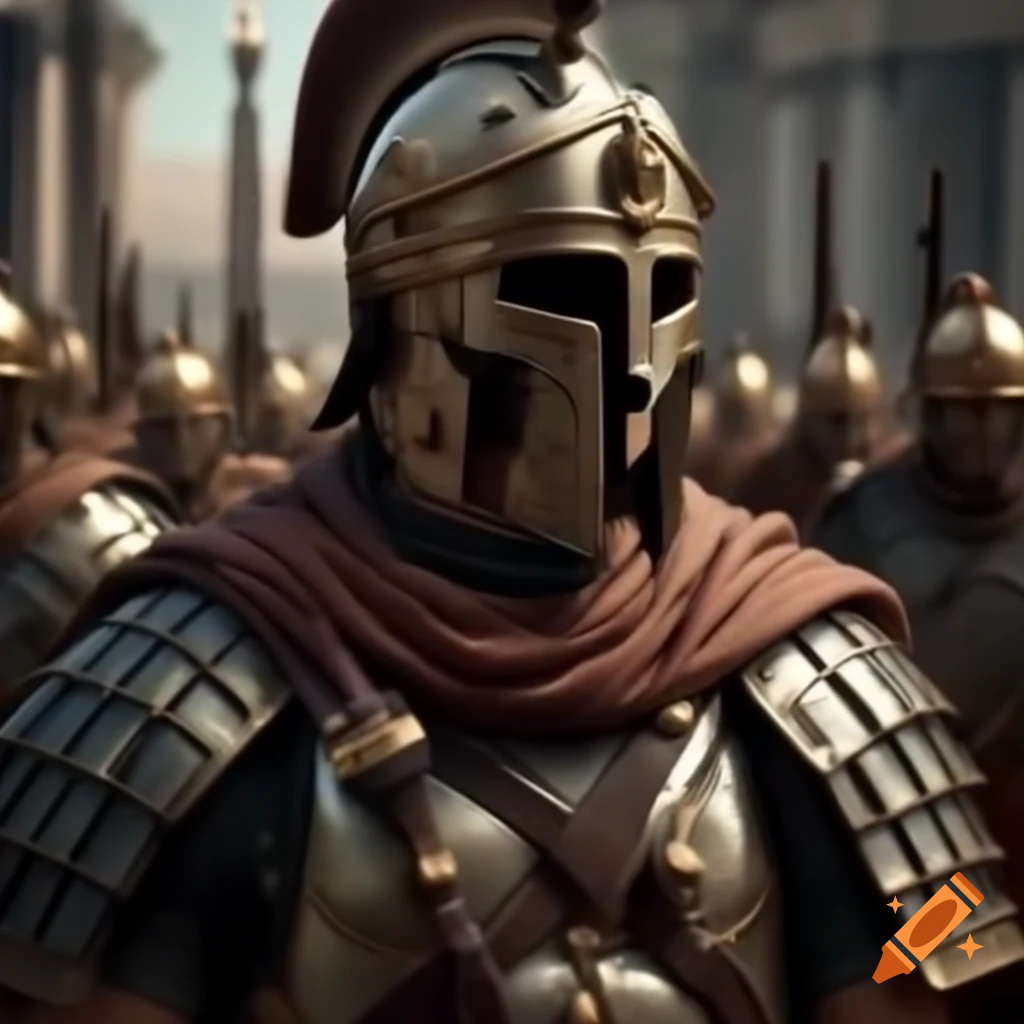 Game featuring Roman soldiers