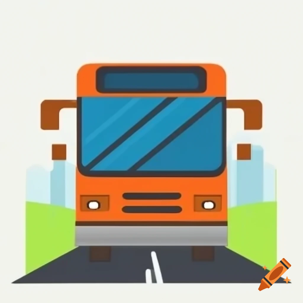 Bus traveling on a road