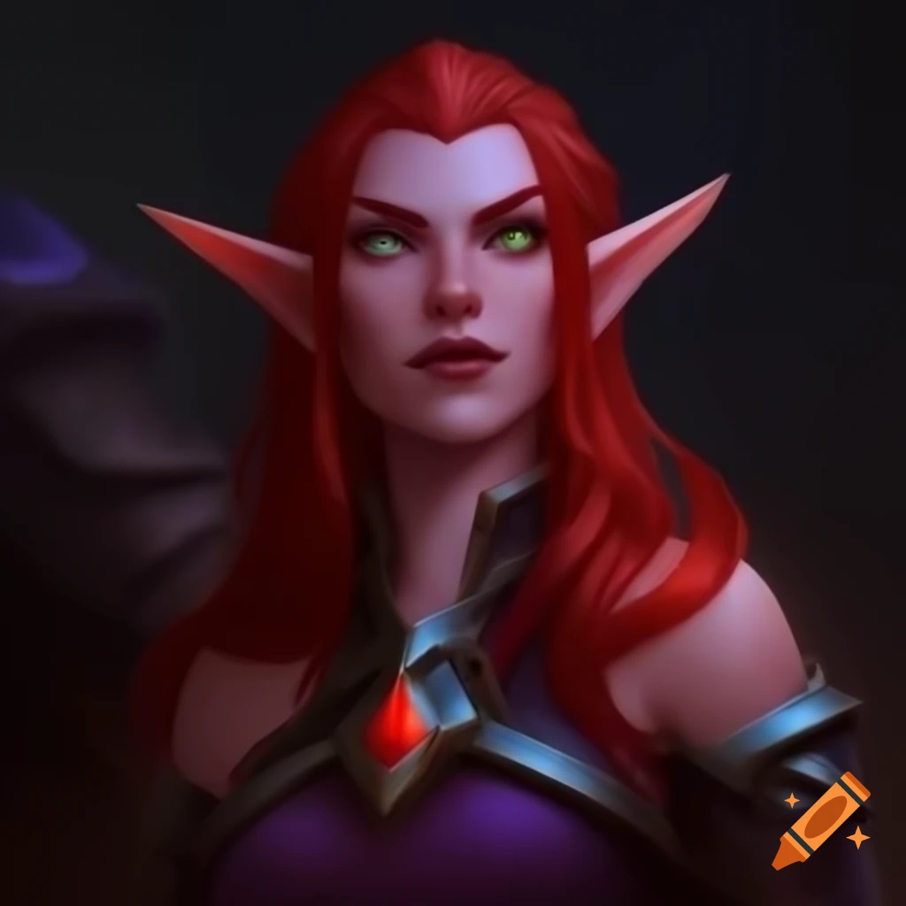Female Goblin Warrior Character Illustration On Craiyon
