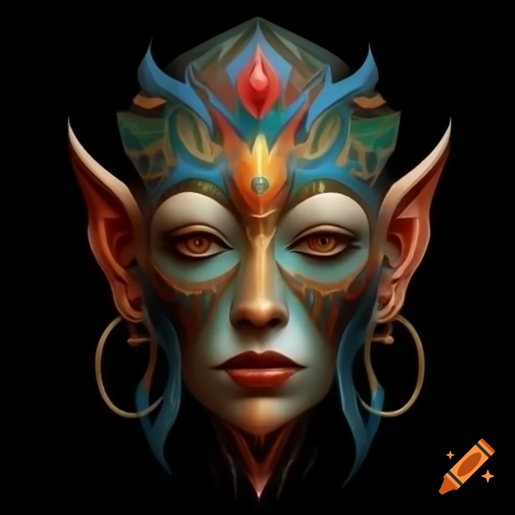 The concept of a deity or divine presence, abstract representation