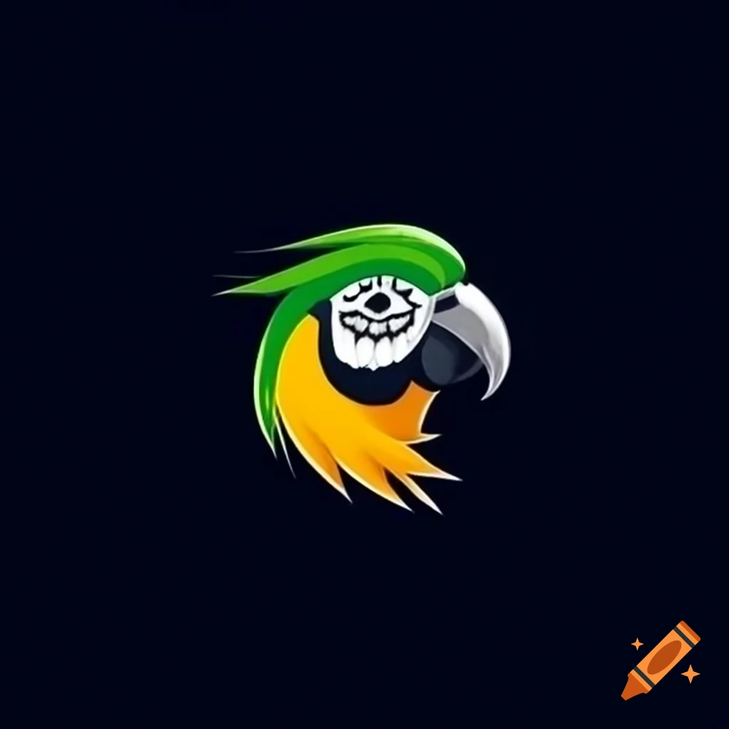 Logo featuring a screaming rooster design on craiyon