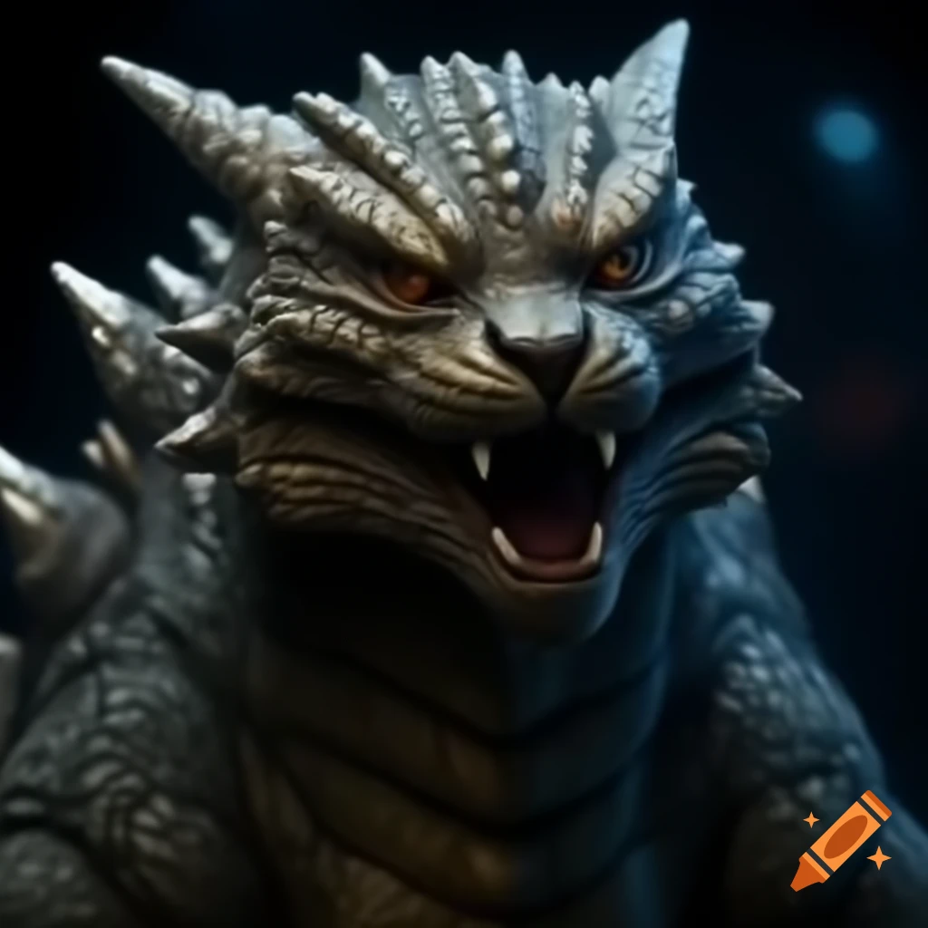 Kaiju cat hybrid character design