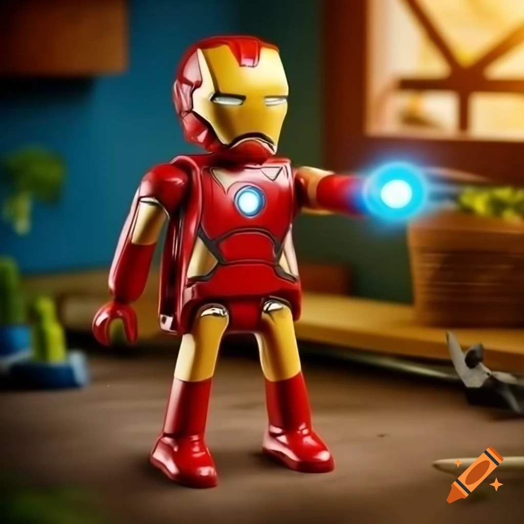 Iron Man PlayMobil toy figure