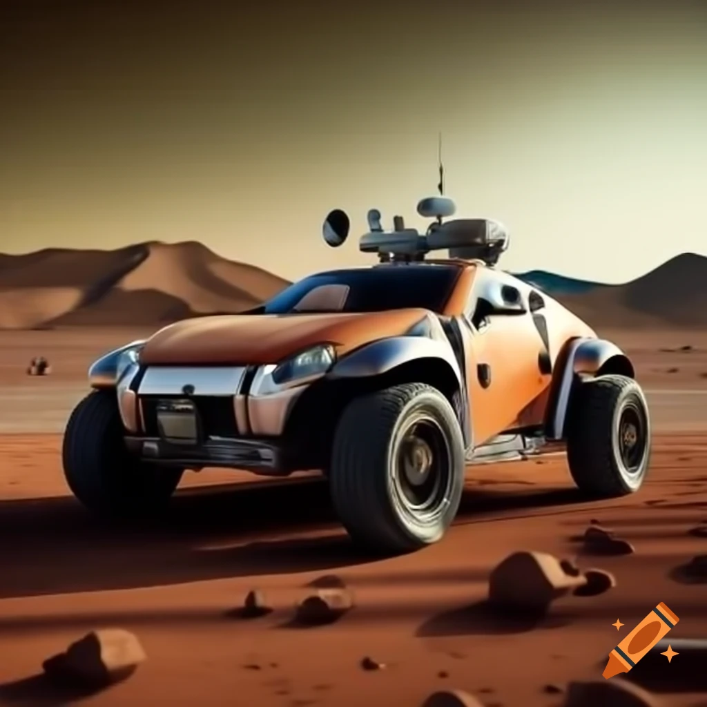 Mars rover design inspired by Nissan 370z