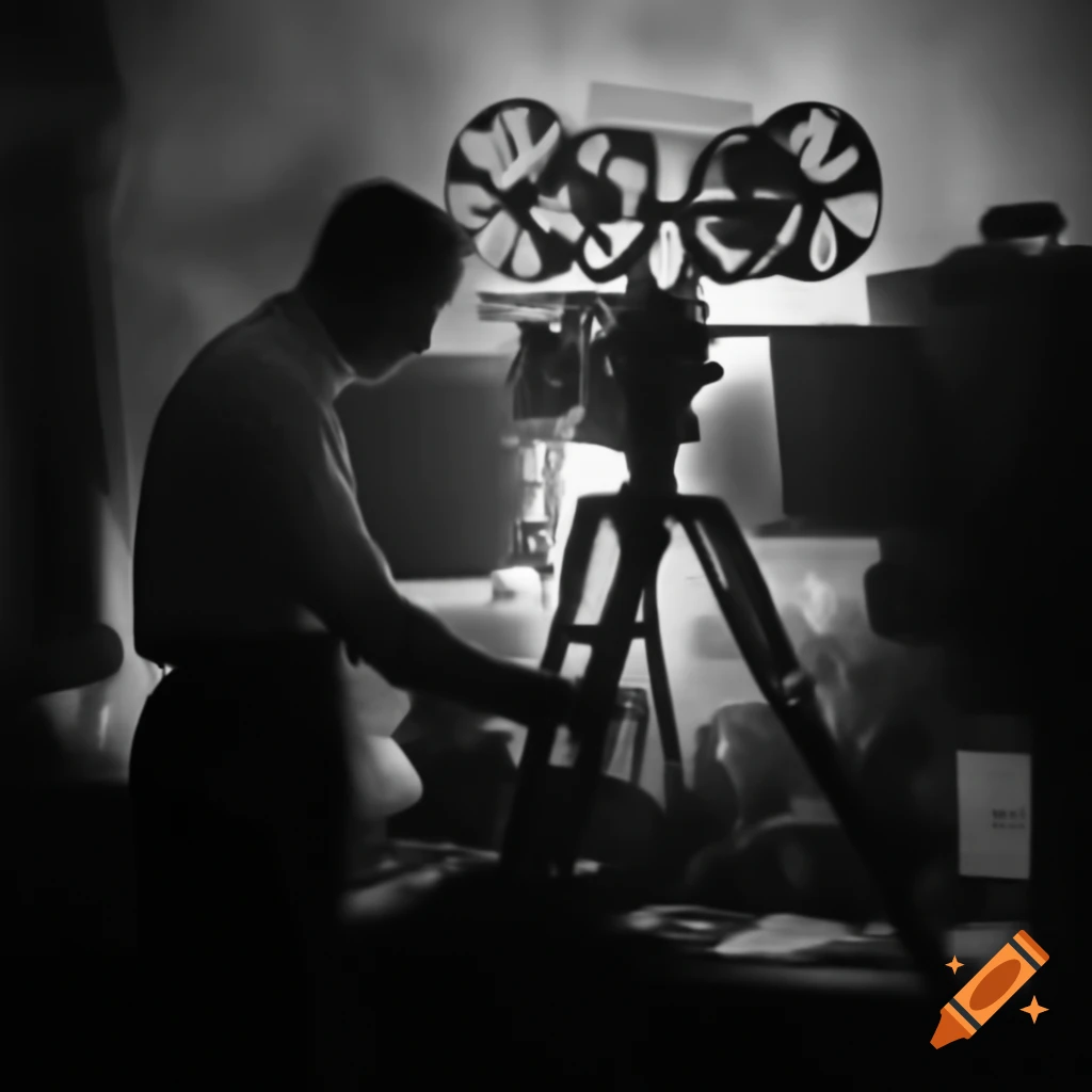 Cinematic representation featuring film elements and visual storytelling