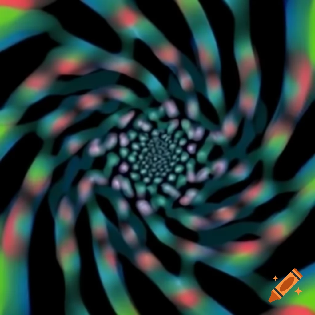 Visual representation of an optical illusion