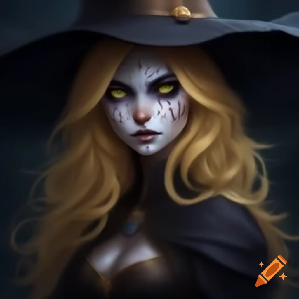 Blonde Witch Girl With A Gun Sitting On A Robot Vacuum Cleaner blonde-witch-girl-with-a-gun-sitting-on-a-robot-vacuum-cleaner