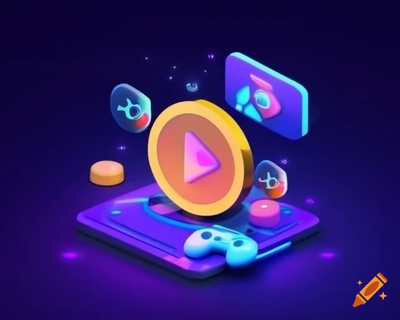 YouTube thumbnail design featuring a shiny golden coin for ChekCoin cryptocurrency