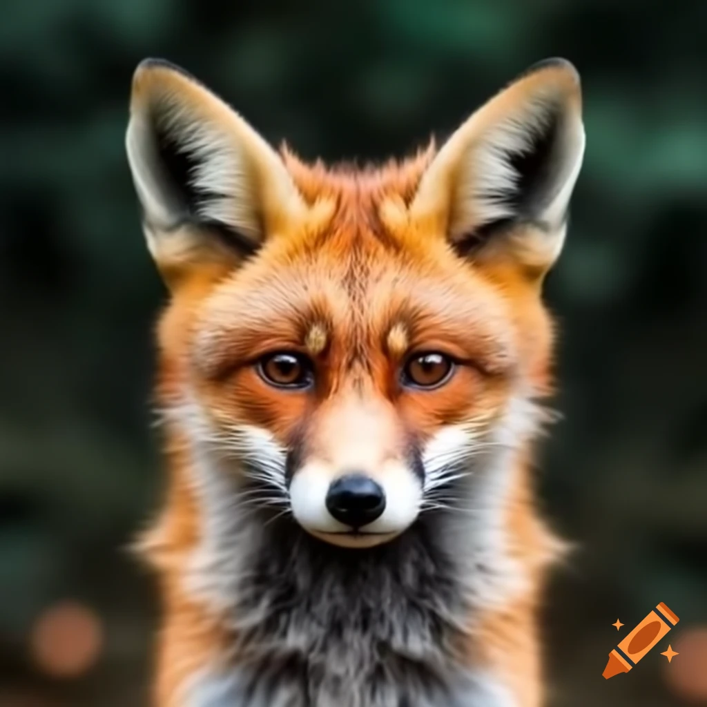 Hybrid creature resembling a fox, dog, and raccoon