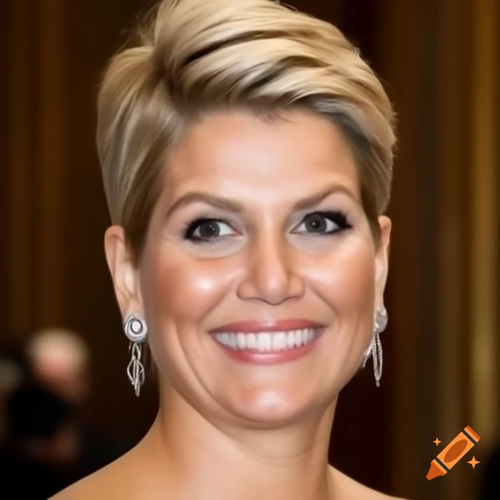 Queen Maxima showcasing a stylish pixie cut that challenges conventions