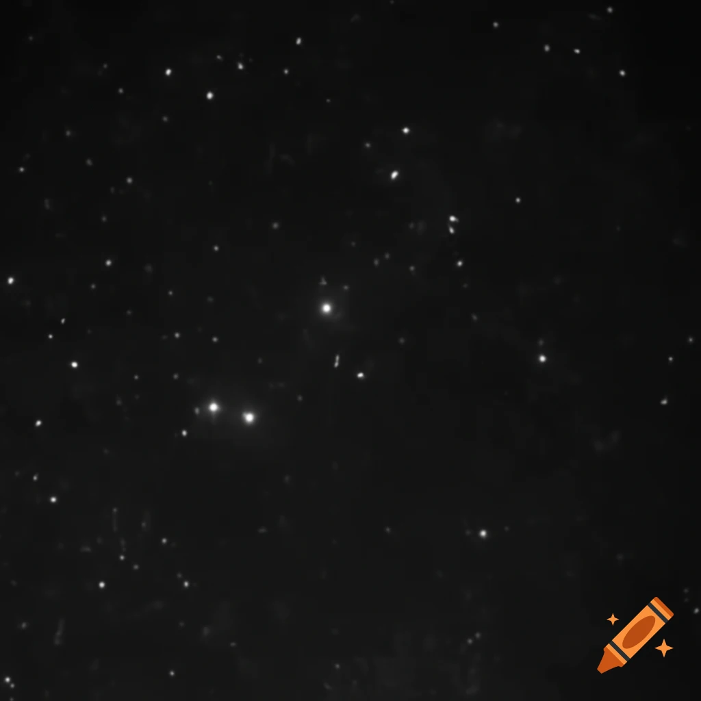 Stars twinkling in the black night sky