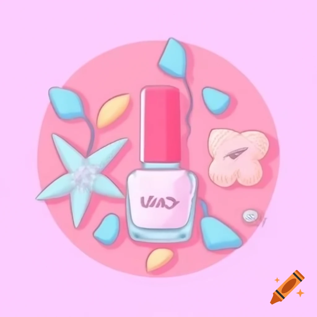 Cute girly album cover art in lofi style