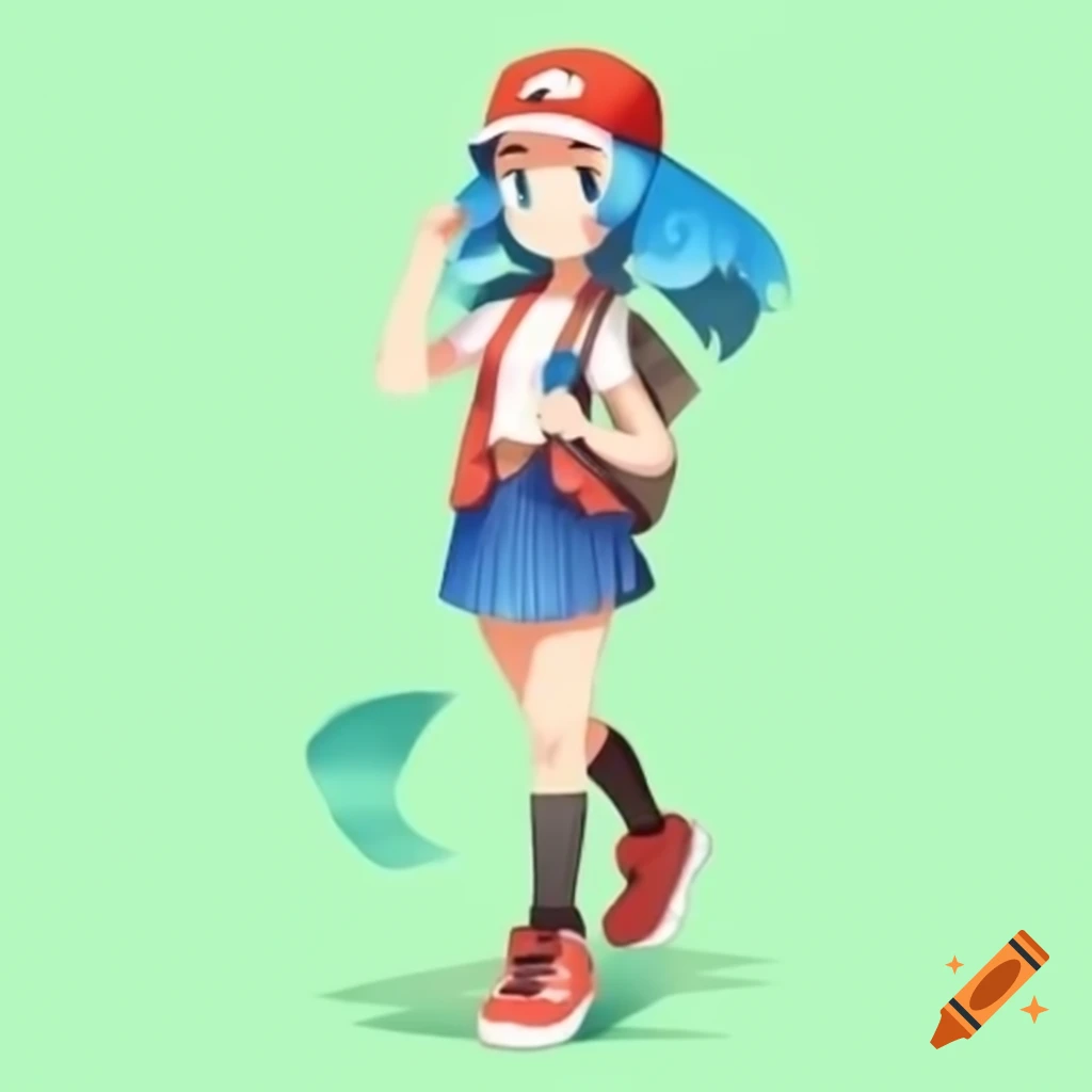 anime-style-female-character-inspired-by-mario-on-craiyon