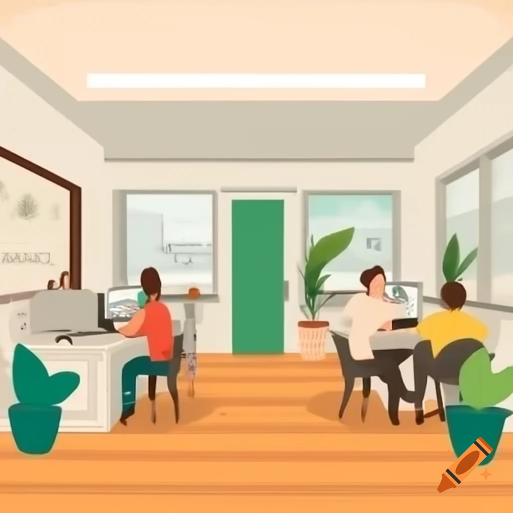 Cozy office room of a social and environmental NGO