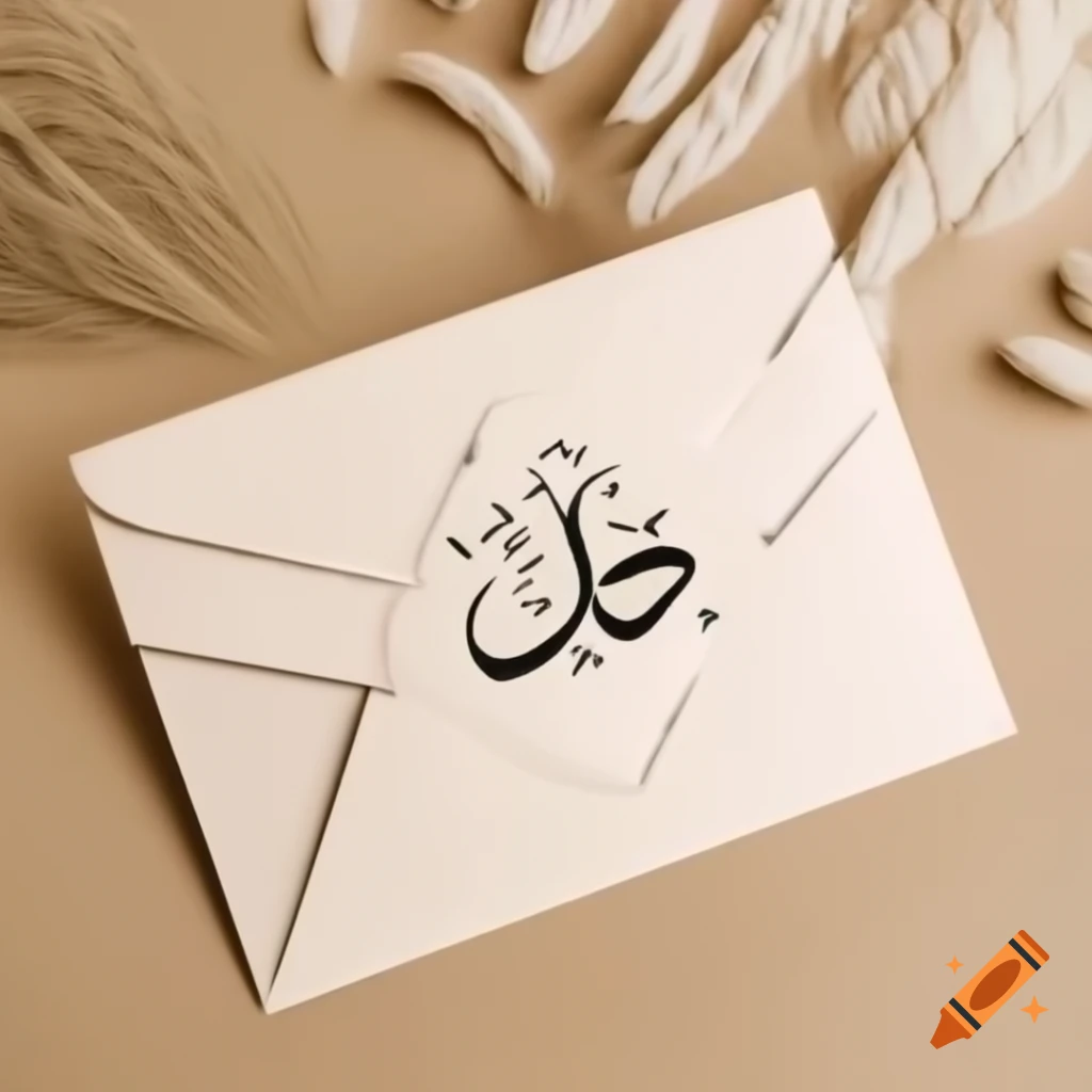 Elegant Arabic script invitation to learn Arabic