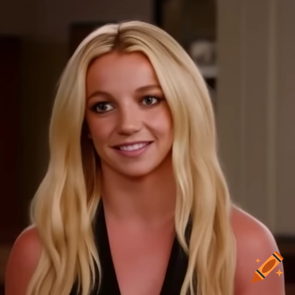 Sydney Sweeney portraying Britney Spears