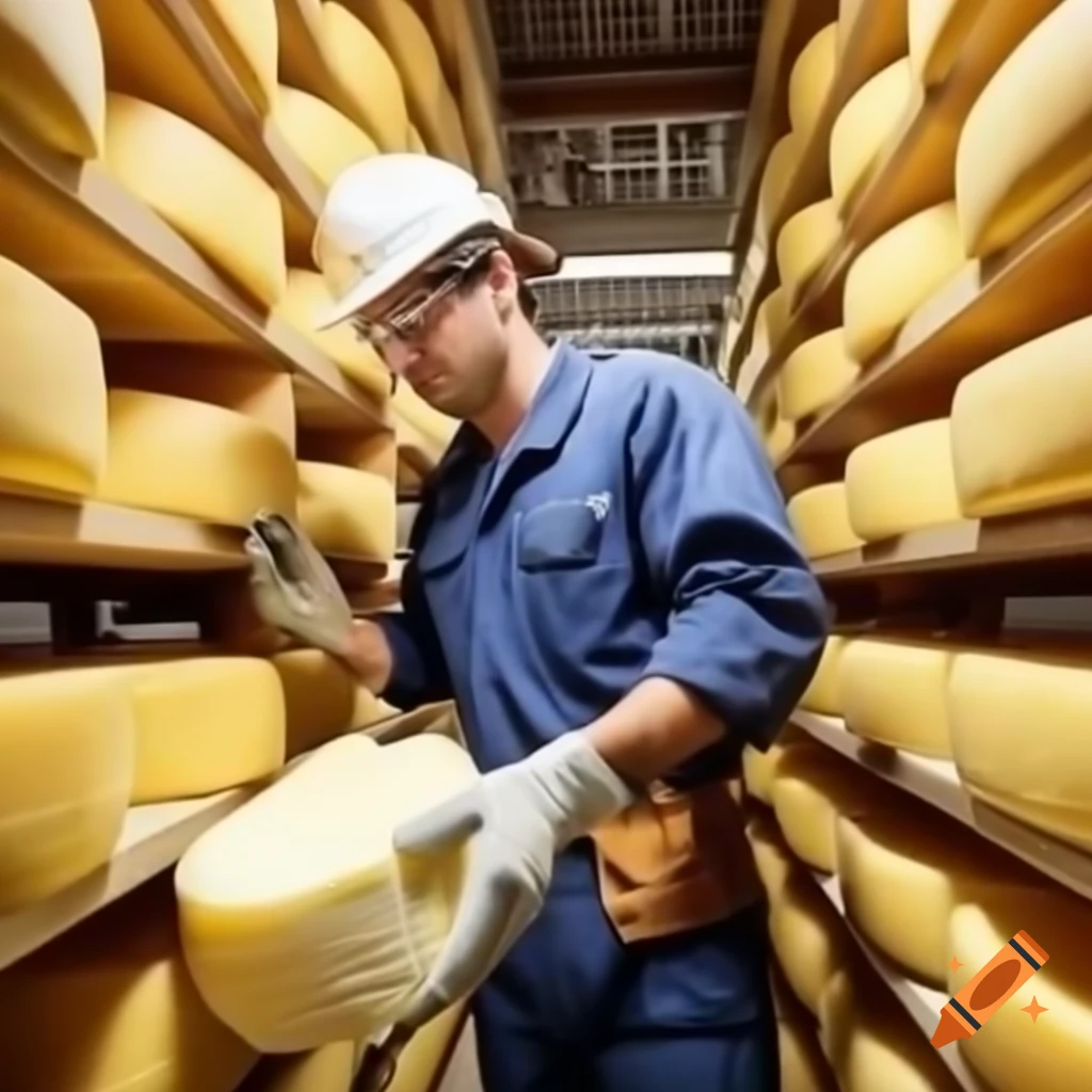 Electrical engineer examining Swiss cheese design
