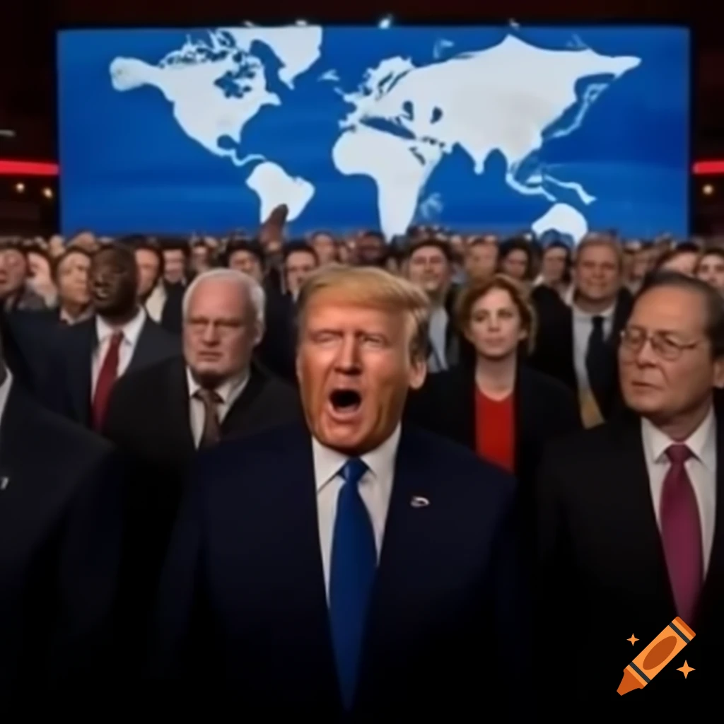 Banner featuring famous politicians from around the world in 2024