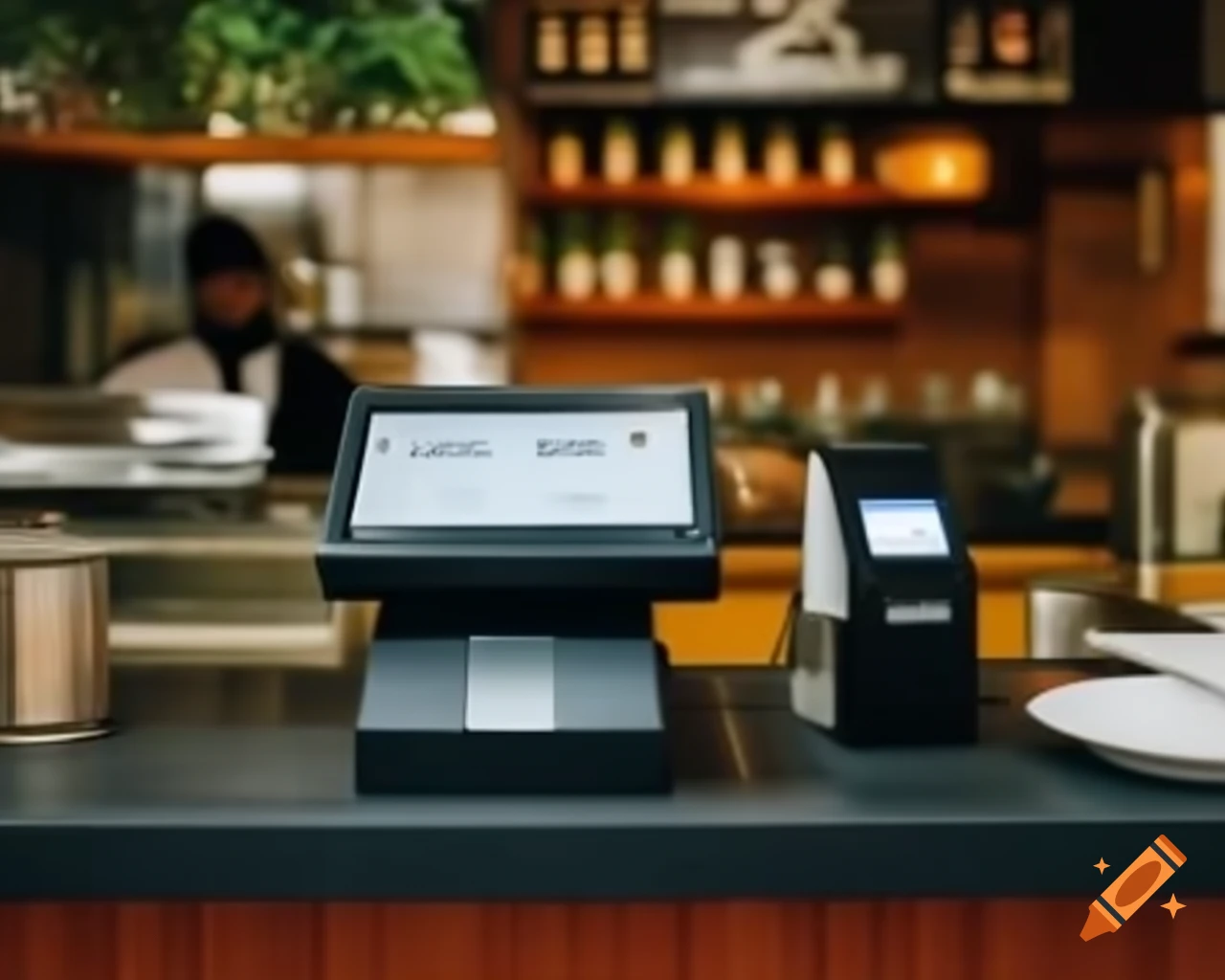Modern restaurant POS system for order and payment processing