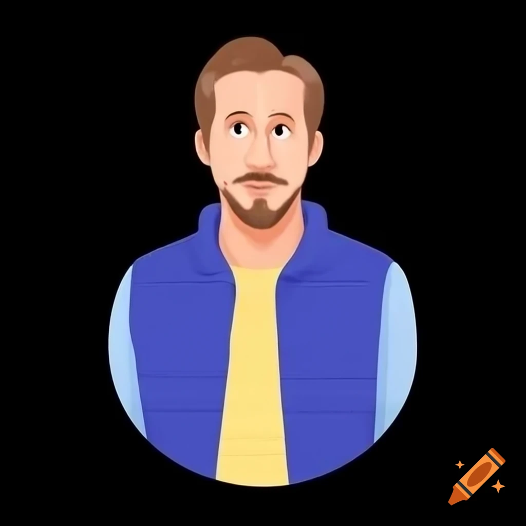 Ryan gosling in walmart vest on craiyon