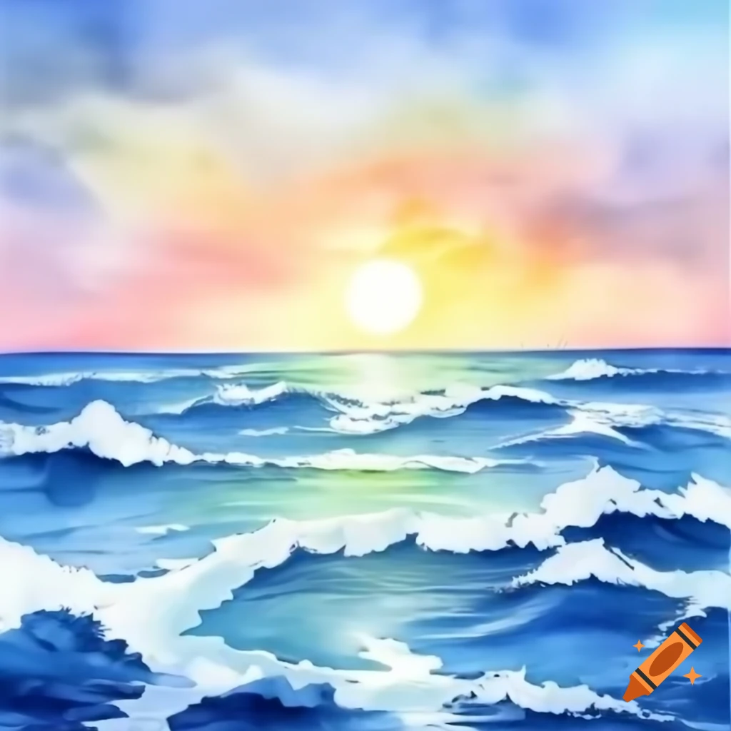 Abstract representation of shimmering golden light resembling a sea