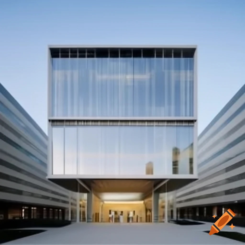 Modern contemporary business exterior design art