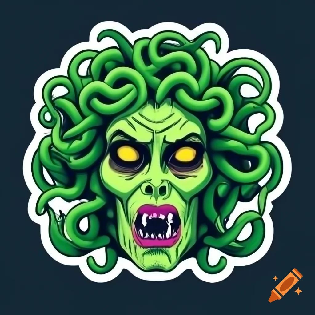 Medusa character designed in Rob Zombie style