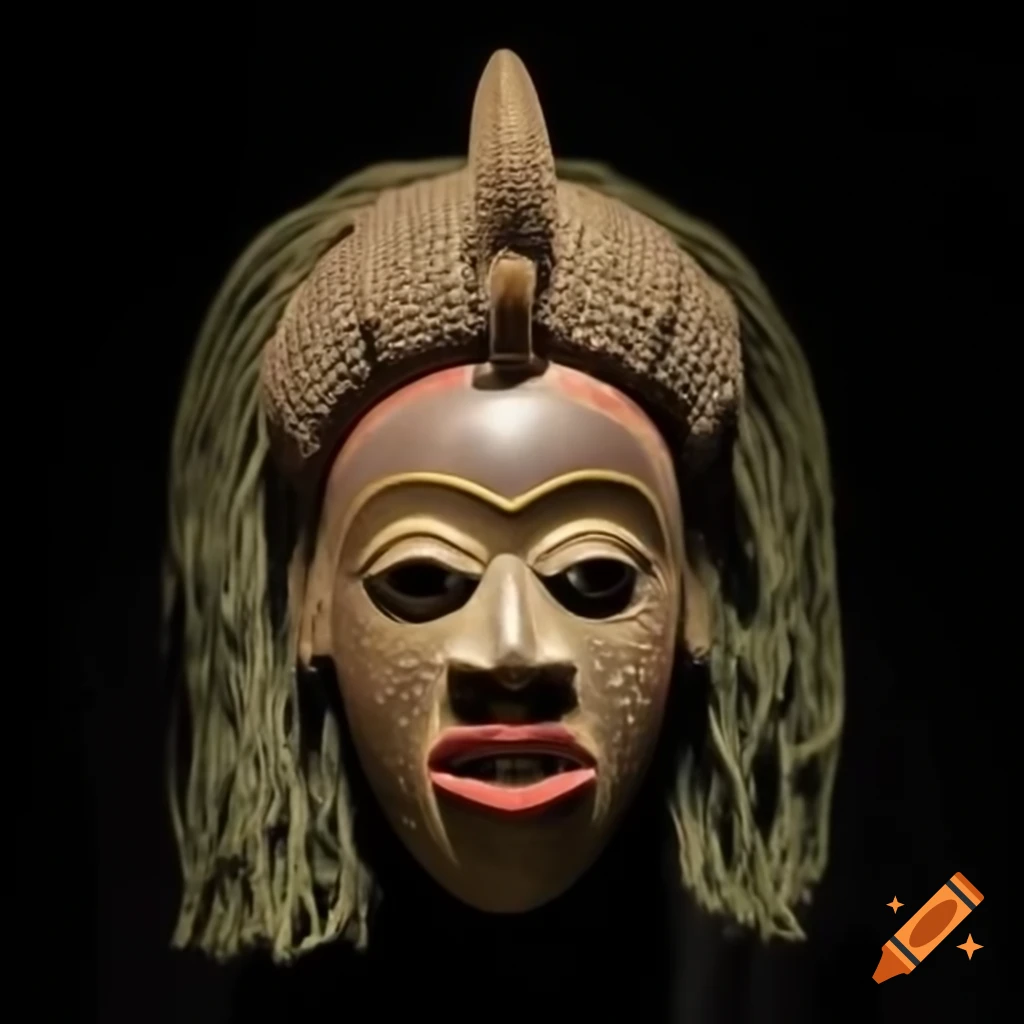 Benin king mask artwork