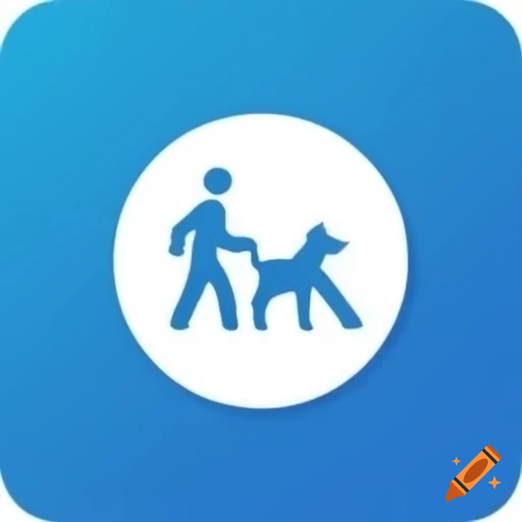 Logo design for dog walking business Paws & Trails