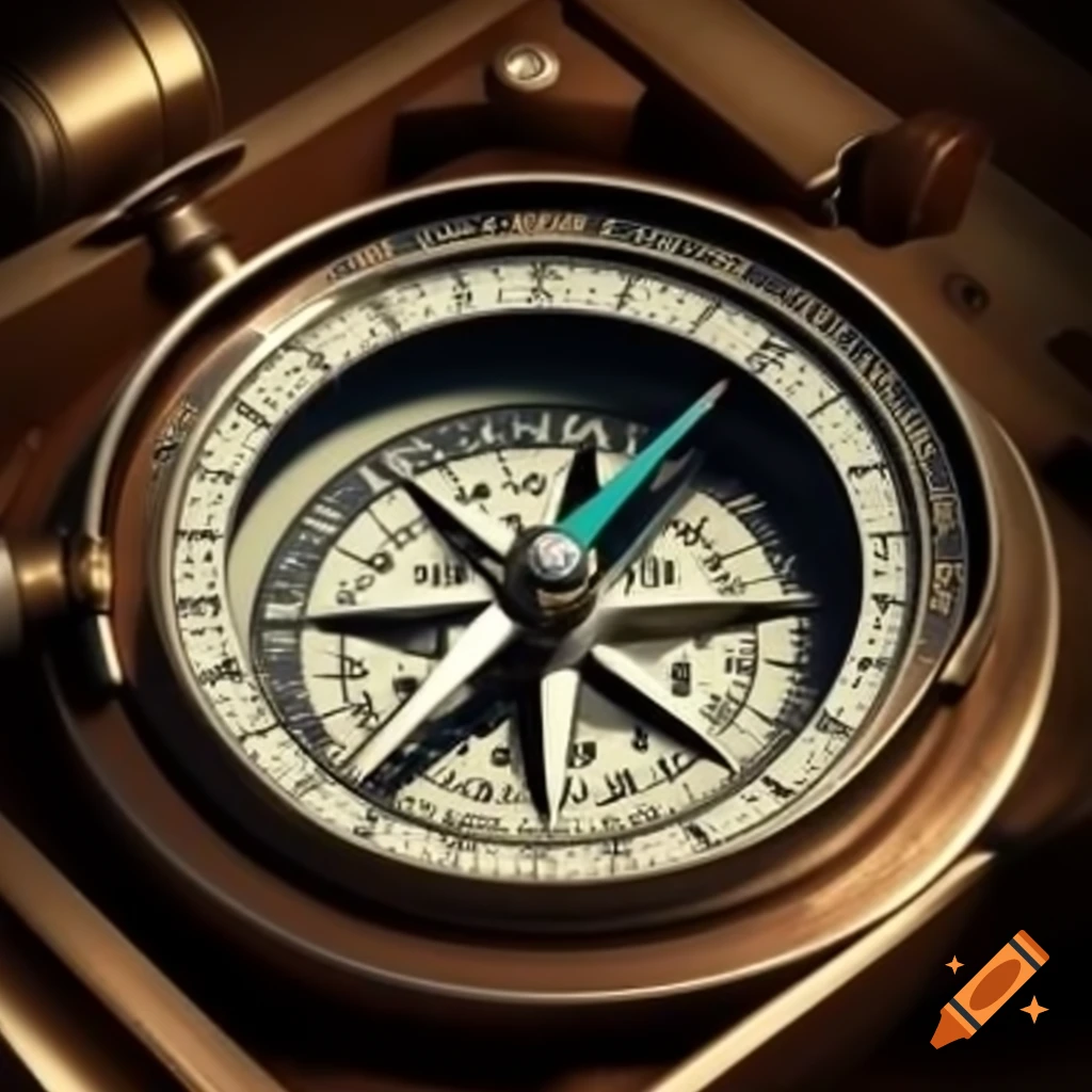 Compass symbolizing navigation and exploration