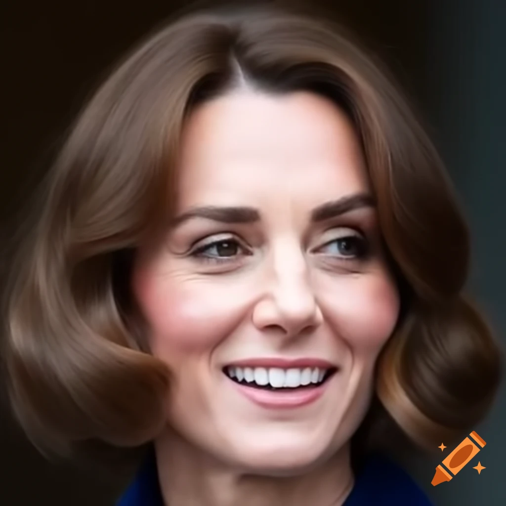 Catherine Middleton showcasing elegant chin-length bob hairstyle