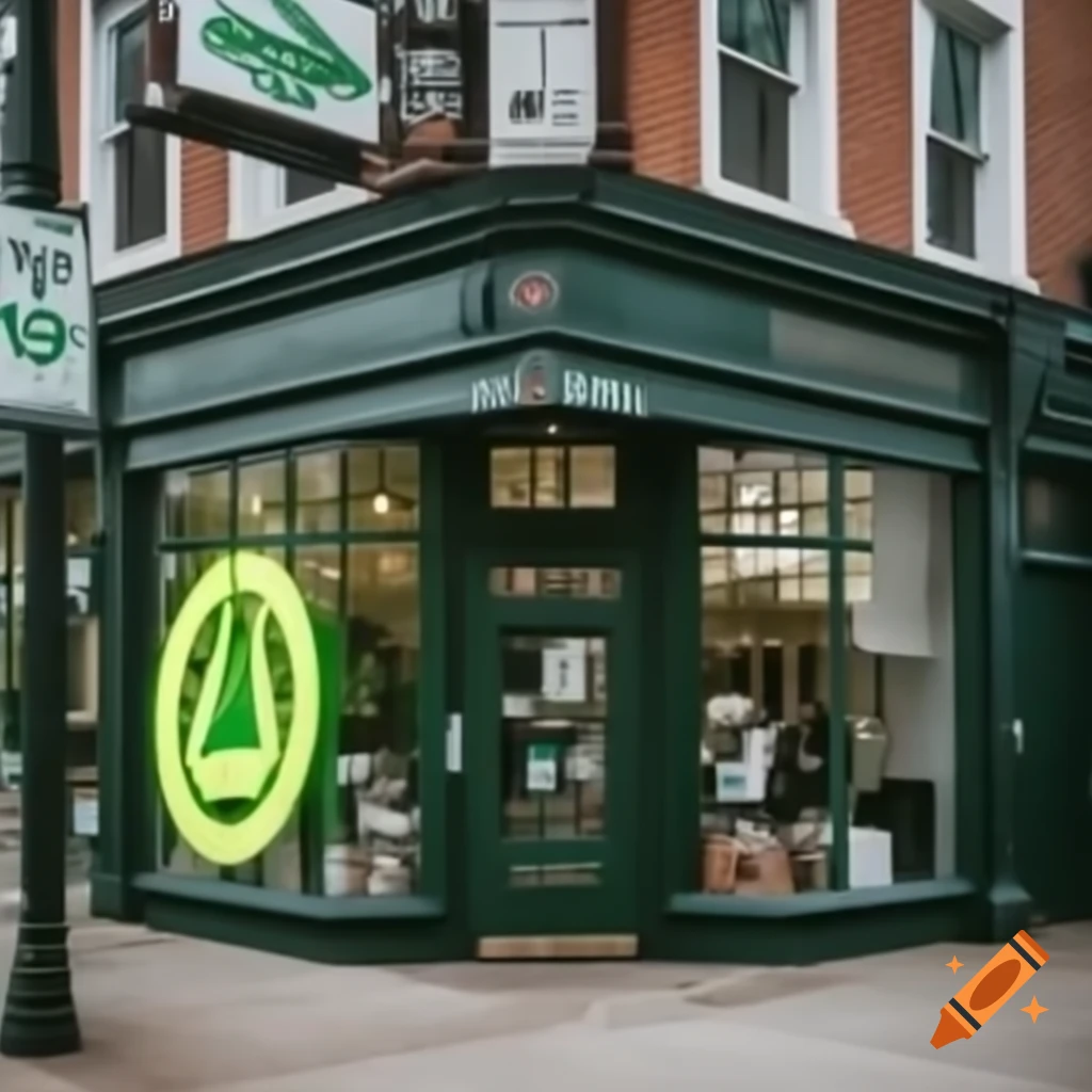 Cannabis shop with Green Thumb logo