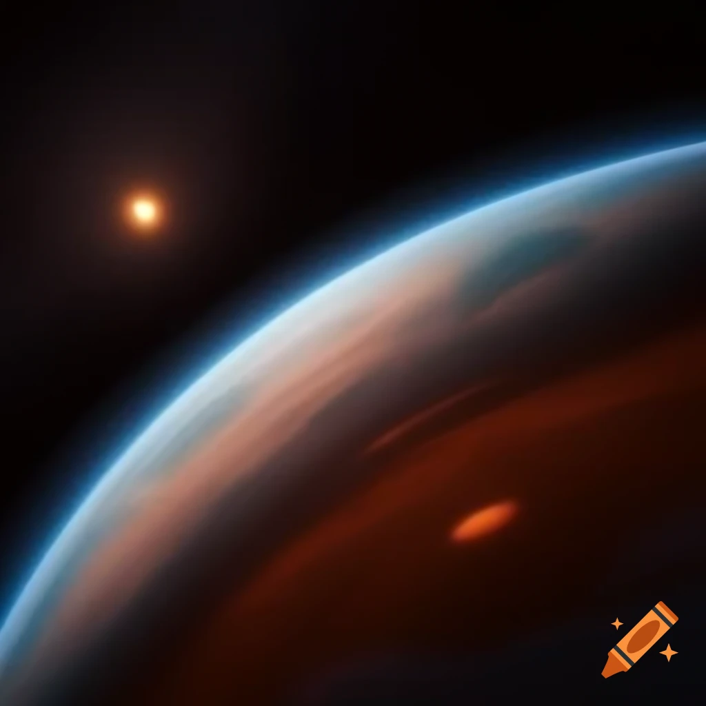 Planet surface inspired by Dune universe