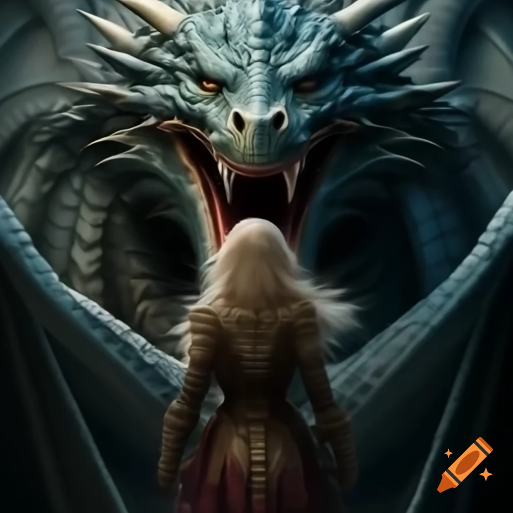 Supdolo character facing a dragon