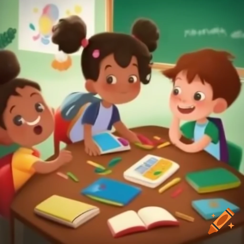 Children engaging in learning activities