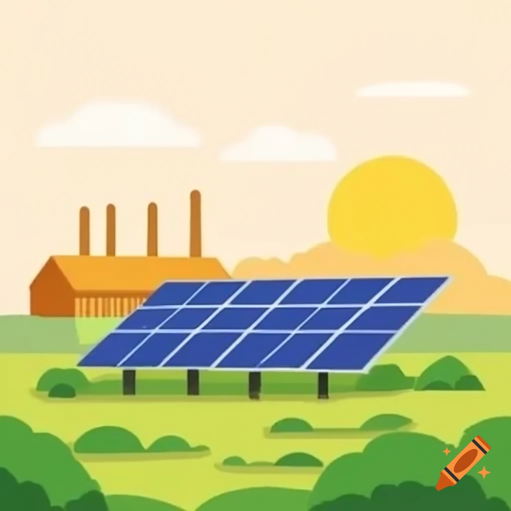 Renewable energy solar system concept on craiyon