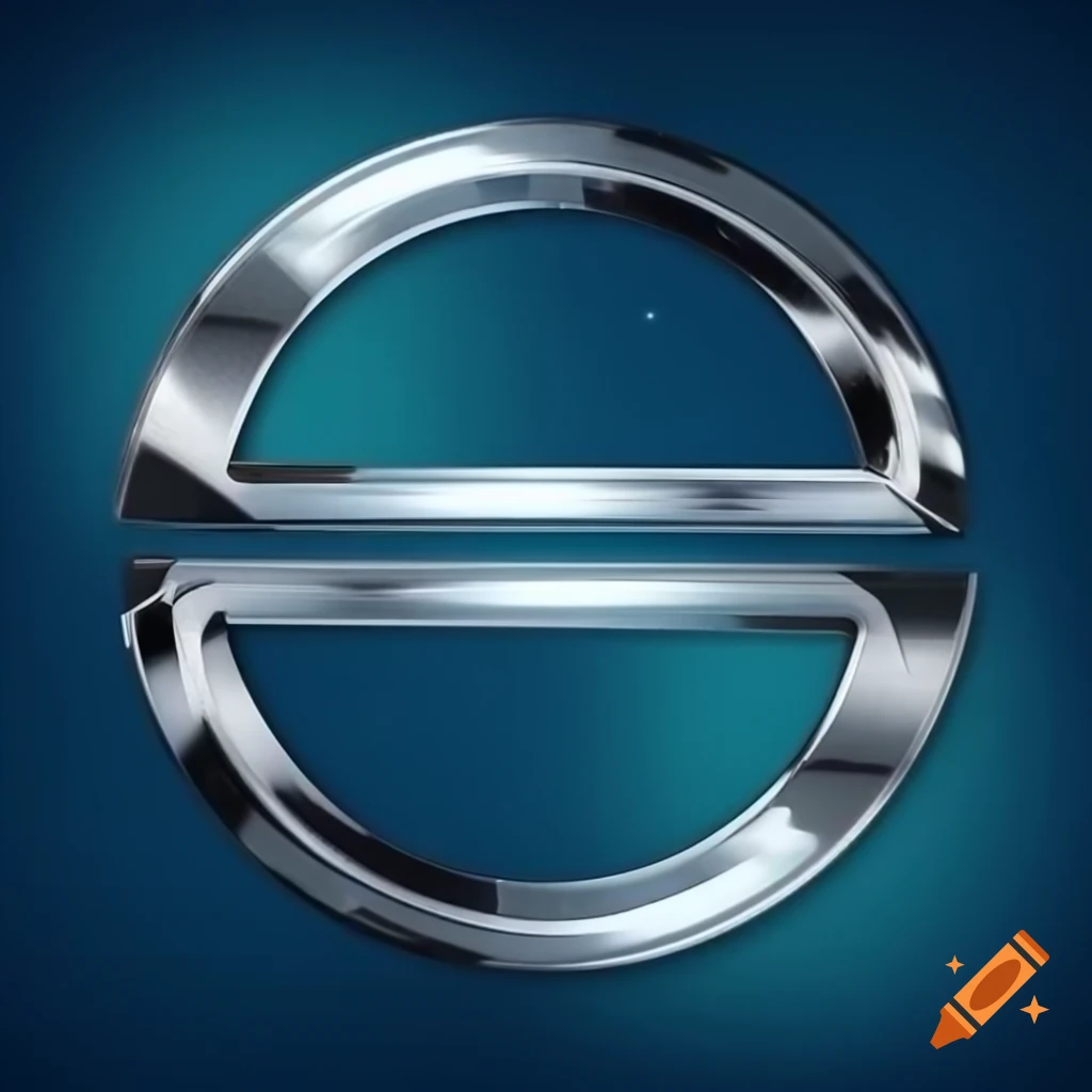 Futuristic design text 'Echo - F' with chrome texture centered