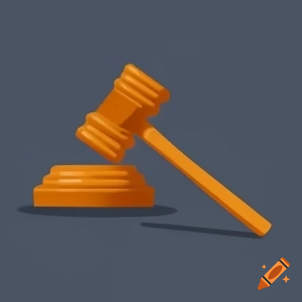 2D illustration of a gavel