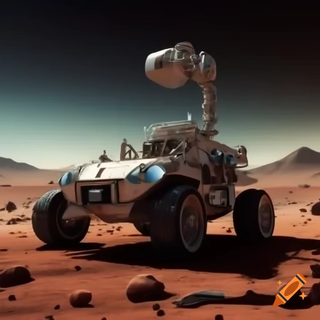 Mars rover design inspired by Nissan 370z