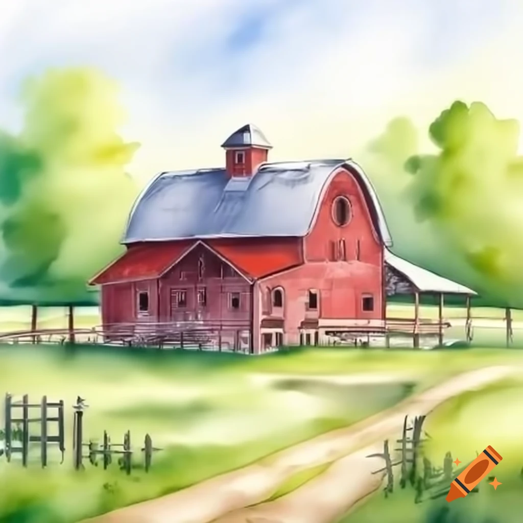 Cozy barn in a rural setting