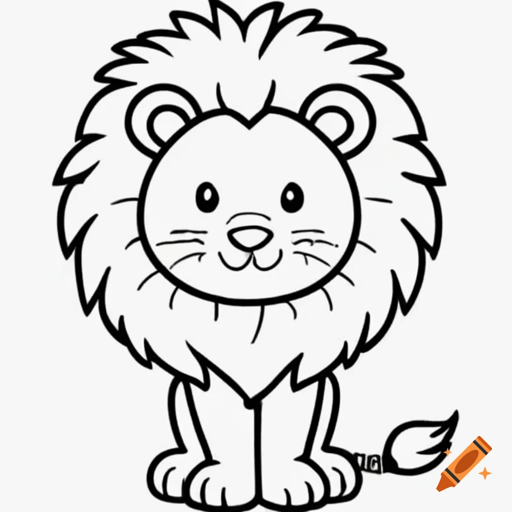 Cat Coloring Page Kids